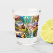 Arizona Spirituele reis Shot Glas (Voorkant)