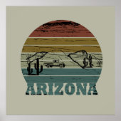 arizona staat  zonnelandschap az poster (Voorkant)