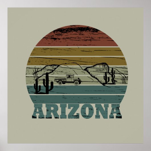 arizona staat  zonnelandschap az poster (Voorkant)