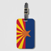 Arizona Staatsvlag Afbeelding Bagagelabel (Voorkant (verticaal))