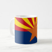 Arizona Staatsvlag Afbeelding Koffiemok (Voorkant links)