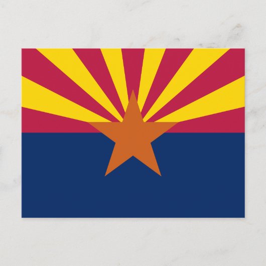 Arizona Staatsvlag Briefkaart (Voorkant)
