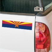 Arizona Staatsvlag Bumpersticker (Op Truck)