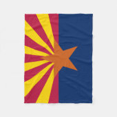 Arizona Staatsvlag Fleece Deken (Voorkant)