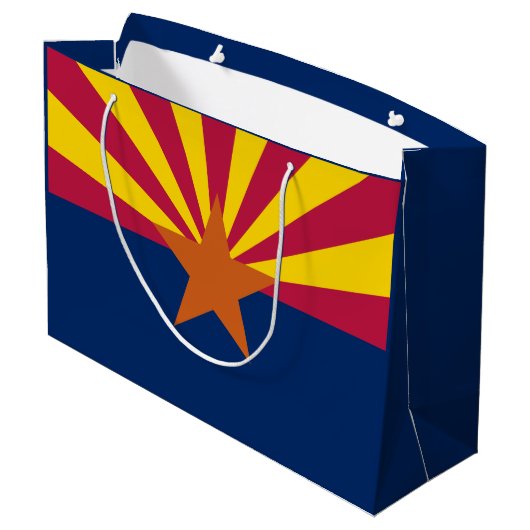 Arizona Staatsvlag Grote Cadeautas (Achterkant Gekanteld)