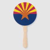 Arizona Staatsvlag Handwaaier (Achterkant)
