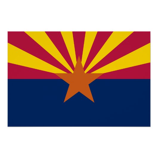Arizona Staatsvlag Perfect Poster (Voorkant)