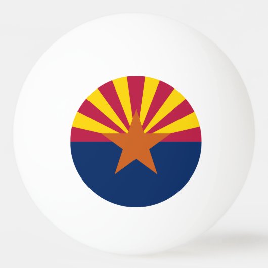Arizona Staatsvlag Pingpongbal (Achterkant)