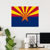 Arizona Staatsvlag Poster (Thuiskantoor)