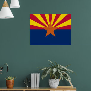 Arizona Staatsvlag Poster