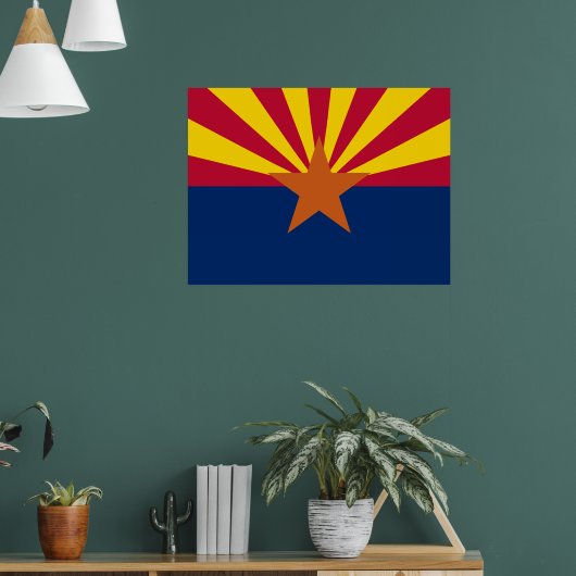 Arizona Staatsvlag Poster (Woonkamer 1)
