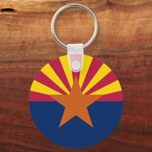 Arizona Staatsvlag Sleutelhanger (Achterkant)