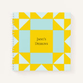 Arizona Star Quilt Block Quilters Notitieboek (Voorkant)