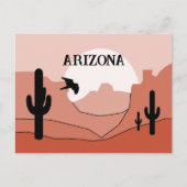 Arizona State Artistic Boho Monochromatic  Briefkaart (Voorkant)