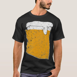 Arizona State Beer Ale Distress American T-shirt