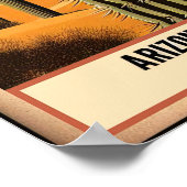 Arizona State Bird - Cactus Wren Vintage Poster (Hoek)