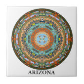 Arizona State Ceramic Tile Tegeltje (Voorkant)