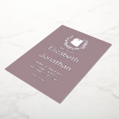 Arizona State Destination Wedding Silver Folie Uitnodiging (Gedraaid)