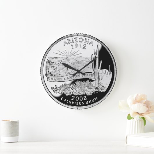 Arizona State Faux Quarter Clock Grote Klok (Huis)