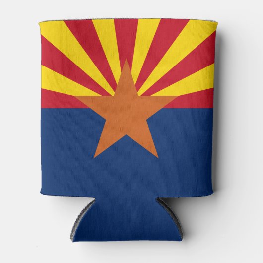 Arizona State Flag Afbeelding Blikjeskoeler (Voorkant)