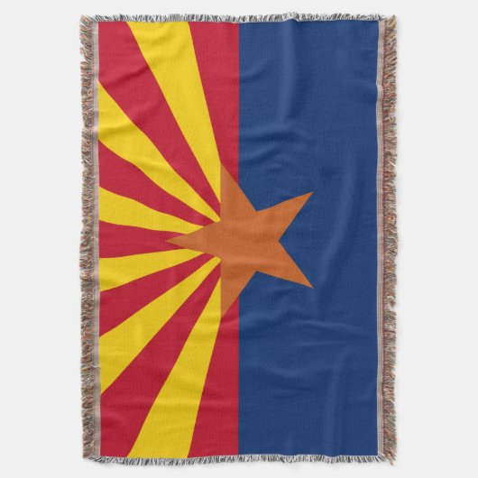 Arizona State Flag Afbeelding Deken (Voorkant Verticaal)