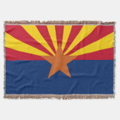 Arizona State Flag Afbeelding Deken (Voorkant)