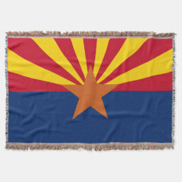 Arizona State Flag Afbeelding Deken