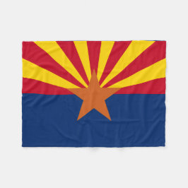 Arizona State Flag Afbeelding Fleece Deken