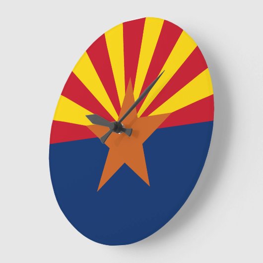Arizona State Flag Afbeelding Grote Klok (Hoek)