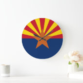 Arizona State Flag Afbeelding Grote Klok (Huis)