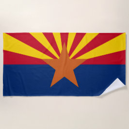 Arizona State Flag Afbeelding Strandlaken