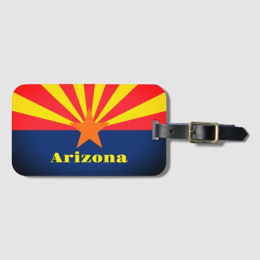Arizona State Flag Bagagelabel (Voorkant (horizontaal))
