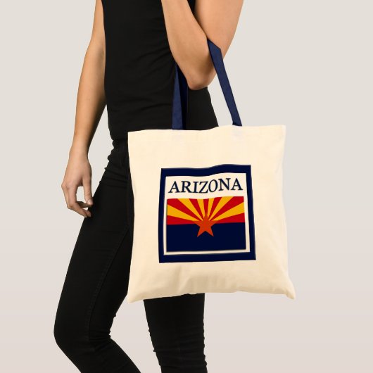 Arizona State Flag Design Budget Canvas Canvas tas (Voorkant (product))