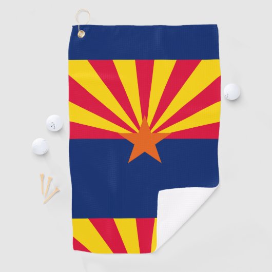 Arizona State Flag Design Jouw tekst op een Golfhanddoek (Insitu)