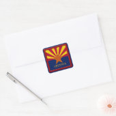 Arizona State Flag Design Sticker (Envelop)