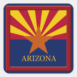 Arizona State Flag Design Sticker