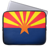 Arizona State Flag Electronics Bag Laptop Sleeve (Voorkant)