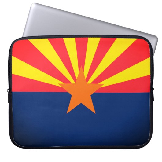 Arizona State Flag Electronics Bag Laptop Sleeve (Voorkant)