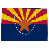 Arizona State Flag Large Gift Bag Groot Cadeauzakje (Achterkant)