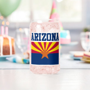 Arizona State Flag Mok Blikvorm Glas