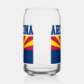Arizona State Flag Mok Blikvorm Glas (Rechts)