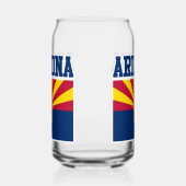 Arizona State Flag Mok Blikvorm Glas (Links)