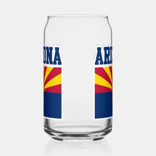 Arizona State Flag Mok Blikvorm Glas (Links)