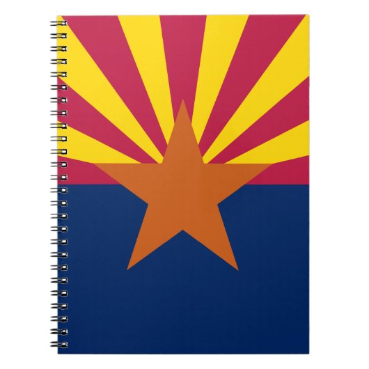 Arizona State Flag Notitieboek (Voorkant)
