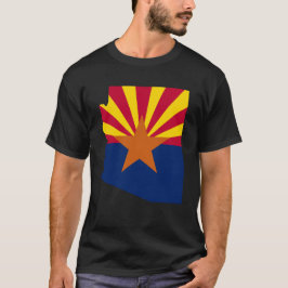 Arizona State Flag Retro Sunset Desert Vibes T-shirt