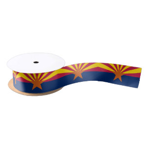 Arizona State Flag Satin Ribbon Satijnen Lint
