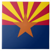 Arizona State Flag Tile Tegeltje (Voorkant)