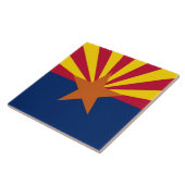 Arizona State Flag Tile Tegeltje (Zijkant)