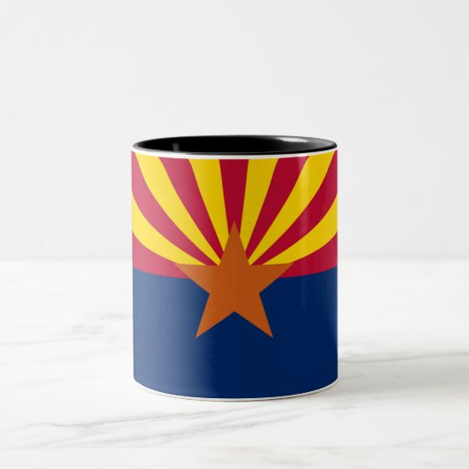 Arizona State Flag Two-Tone Coffee Mok (Center)