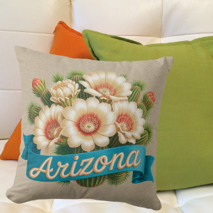 Arizona State Flowers Embleem Kussen